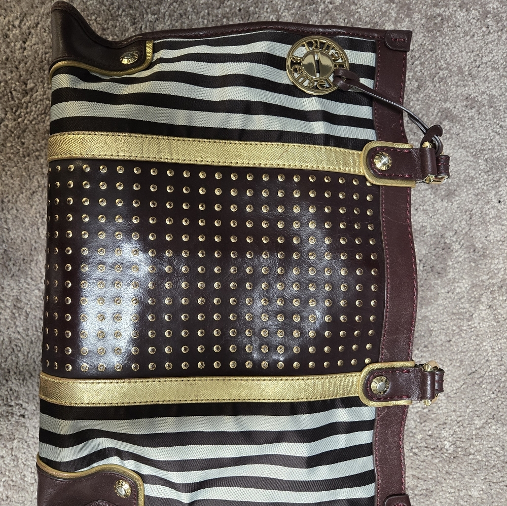 Henri bendel studded tote bag